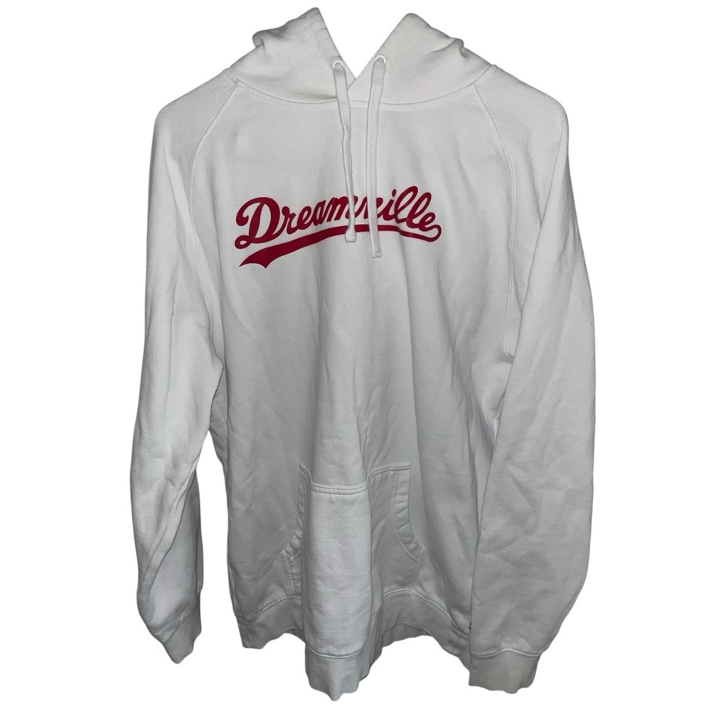 🩷 Dreamville Men’s J. Cole Music Label Merch Pullover Hoodie SIZE LARGE WHITE